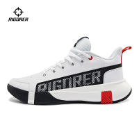 Rigorer Combat 1 รองเท้าบาส รองเท้าบาสเกตบอล รองเท้าผ้าใบลําลอง ผ้าตาข่าย ระบายอากาศ สําหรับผู้ชาย Z122360142 - สีขาว