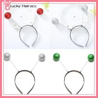 LUCKY HAIRACC 3pcs ห่วงรัดผม ที่คาดผมฮาโลวีน ชุดคอสตูม อุปกรณ์คอสเพลย์ ห่วงรัดผม ของขวัญสำหรับเด็ก ตลกๆ ที่คาดผมคนต่างด้าว ผู้ใหญ่เด็กๆ