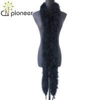 Fluffy Marabou Feather Boa สำหรับงานฝีมือชุดแฟนซีอุปกรณ์เสริมฮาโลวีนหัตถกรรมงานแต่งงานตกแต่งบ้าน50กรัม2หลา