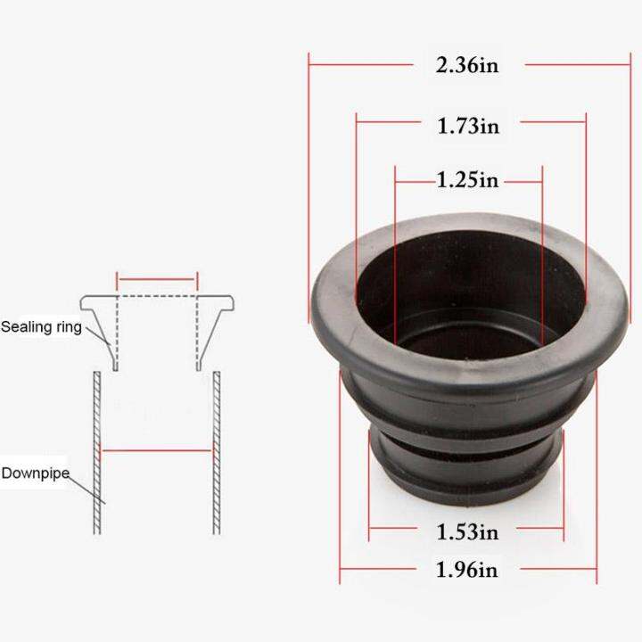 1ชิ้นแหวนซีลท่อระบายน้ำยางข้อต่อพีวีซีท่อระบายน้ำยางแหวนกันรั่วท่อระบายน้ำสำหรับห้องครัวระงับกลิ่นซีลแหวนวงแหวนแหวนซีล