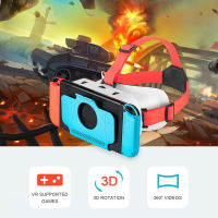 1pc Adjustable VR Glasses Fit for Nintendo SwitchNS OLED Game Console 3D Eyeglasses Handsfree Gaming Headset Lens Kit Accessory