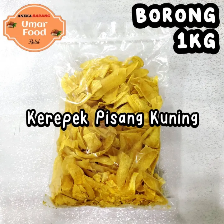 Kerepek Pisang borong, Kerepek Pisang Nangka 1kg, Kerepek borong ...