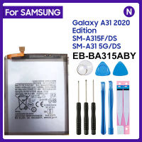 EB-BA315ABY แบตเตอรี่ดั้งเดิม Samsung สำหรับ Samsung Galaxy A31รุ่น2020 SM-A315FDS SM-A315GDS แบตเตอรี่ A325f 4กรัมขนาด5000มิลลิแอมป์ต่อชั่วโมง