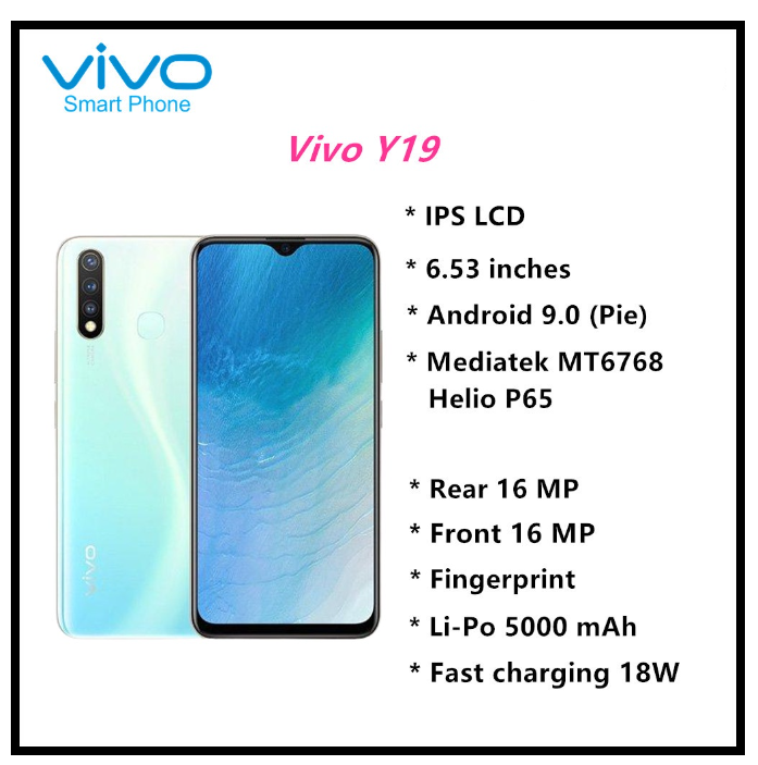 vivo y19 camera megapixel