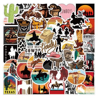 10/30/50 Pcs Anime Cool Western Cowboy Graffiti Stickers Laptop Fridge DIY Guitar Luggage Phone Kid Toy Sticker Gift Party Stickers Labels