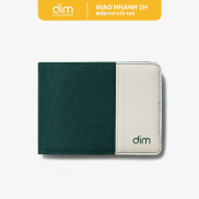 Ví vải phối da unisex DIM Fiber Wallet Ngang - 3 màu