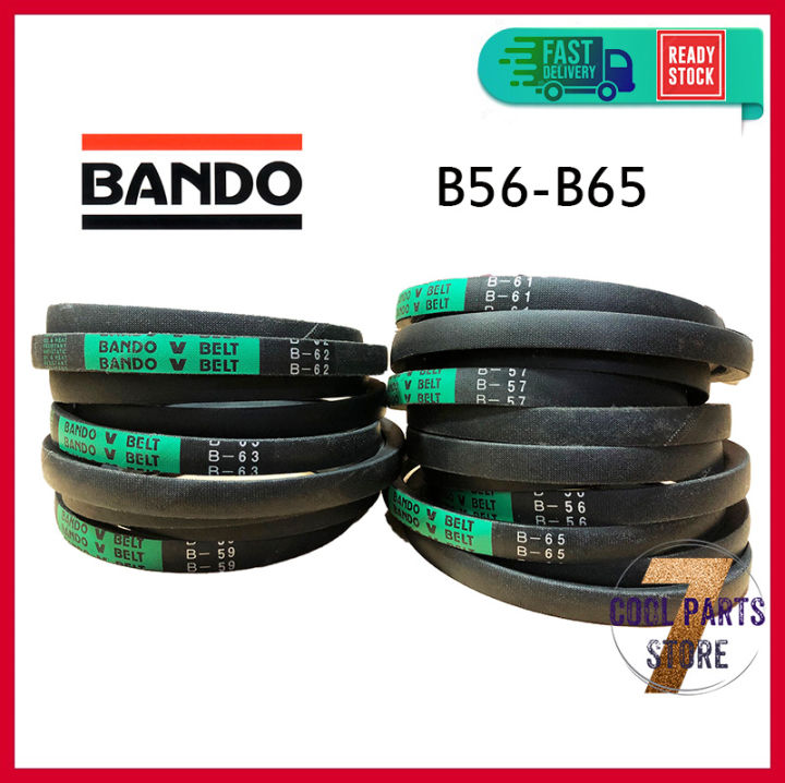 BANDO V Belt B56 B57 B58 B59 B60 B61 B62 B63 B64 B65 Bando V Belt - 100 ...