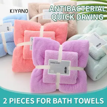 1pc Quick-dry Bath Towel Extra Large & Thick & Soft Coral Fleece