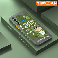 YIWESAN เคสสำหรับ Xiaomi Redmi Note 8 Note8 Pro Note 8T ลายการ์ตูนน่ารักสีเทียนหน้าแข้งเป็นซิลิโคนเคสแข็งกันกระแทกเคสโทรศัพท์แบบแฟชั่นเคสป้องกันเลนส์กล้องนิ่มคลุมทั้งหมด