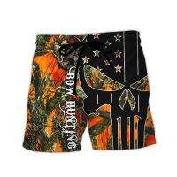 NewDeer Hunting 3D All Over Printed Shorts Full Sublimation Summer Pants Breathable Shorts