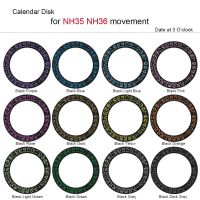 【YF】 Round Calendar Disk for NH35 NH36 Movement Date at 3 O’clock Day Wheel Calendars Plate Disc Nh35 Nh36 Movements