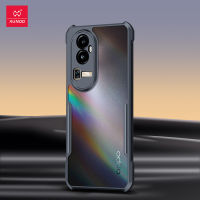 Xundd For OPPO Reno 10 Pro 10 Pro Plus Case ,Airbags Shockproof Shell ,Back Stripe Transparent Anti-Fingerprint Phone Case