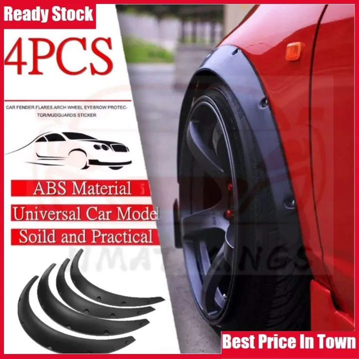 [JIMAT KINGS] Universal Flexible Car Fender Flares Extra Wide Body