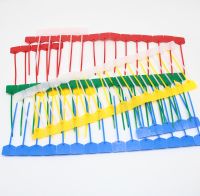 100pcs/lot 3x100 3*100 Nylon Label Network Line Marking Signage Tie Barrier Cable Tie Tie Plastic Seal Cable Management