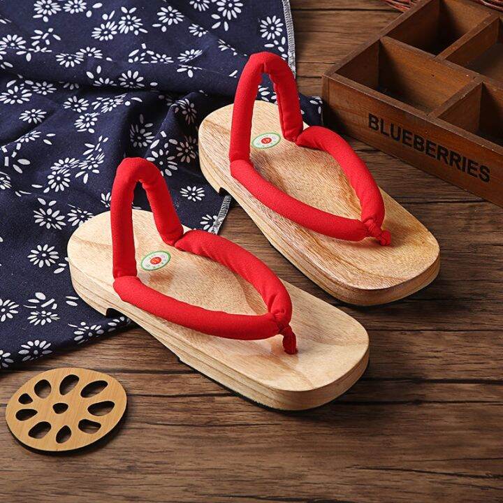 Wooden Clogs For Women Geta Sandals Japanese Flip...