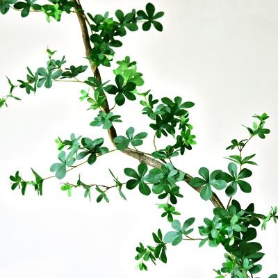 [COD] leaves rattan green plant fake flower air-conditioning decoration ceiling plastic vine