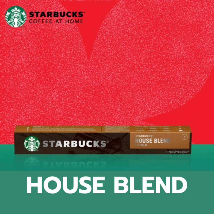 STARBUCKS® House Blend by NESPRESSO® Medium Roast Coffee Capsules