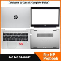 Newprodectscoming NEW Original For HP ProBook 4 440 G6 445 G6 Series Laptop LCD Back Cover/Front Bezel/Palmrest/Bottom Case Silver 440 G6