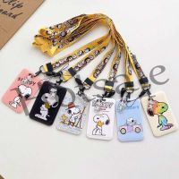 【hot sale】 ♞ B11 Cartoon Snoopy Lanyard Card Holder Cover Comic Keychian Bus Card ID Badge Neck Strap