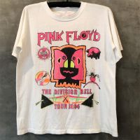 ✨ Pink Floyd เสื้อยืดแขนสั้นแนวร็อควินเทจย้อนยุคสำหรับผู้ชายและผู้หญิง