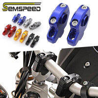 SEMSPEED รถจักรยานยนต์22มม. มือจับแท่งไรเซอร์ติดสำหรับรถจักรยานยนต์ยามาฮ่า MT-09 XSR900ติดตาม MT-07 XSR700 MT03 MT01 MT-15