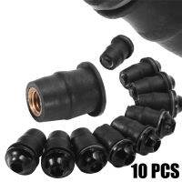 10PCS Motorcycle M5 5mm Metric Rubber Wind Screen Fairing Well Nut Wellnut Windshield Screw For Auto Motorbike Off-road Nails  Screws Fasteners