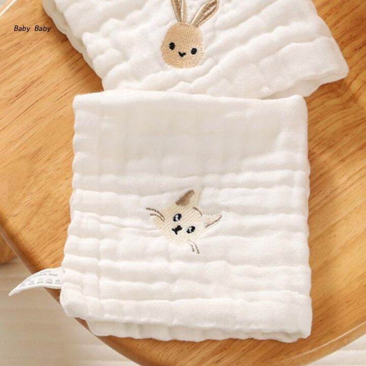 q81a-kindergarten-towel-cotton-burping-cloth-multi-use-wash-cloth-face-towel-high-absorb-feeding-bibs-kids-sweat-absorb-towel