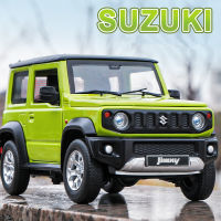 1:18 SUZUKI Jimny รุ่นรถ Diecast โลหะของเล่น Off-Road รถรุ่นเสียงและแสงจำลองคอลเลกชันเด็ก Gifts888