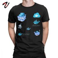 Programmer T-Shirt For Men Dead Docker Dev Devops Programming T Shirt Developer Coder Coding Vintage Tee Shirt Geek Gift Clothes S-4XL-5XL-6XL