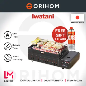 Iwatani Cassette Gas Smokeless BBQ Yakimaru 2 CB-SLG-2