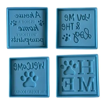 Silicone Coaster Molds For Resin Casting,epoxy Resin Coaster Molds Kit  Including 8 Pcs Coasters And