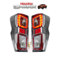 ไฟท้าย LED รุ่น ISUZU D-MAX 2020 พร้อมรวมชุดหลอดไฟ และสายไฟ