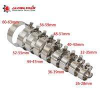 Alconstar Mix Size Exhaust Pipe Stainless Steel Clamp Motorcycle Round Circular Tap Clamp Tube Fastener For AK SC AR