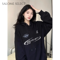 SALOME SELECT เสื้อฮู้ด เสื้อแขนยาวอบอุ่น หลวมและสบาย สไตล์ ทันสมัย ทันสมัย น่ารัก WWY2393FUE 42Z231017