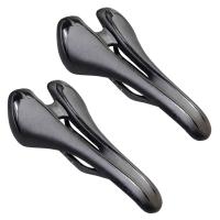 2X Carbon Fiber Bike Saddle Hollow Bicycle Saddle Seat Comfortable for Road Bike