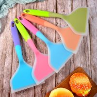 Silicone Spatula Cooking Utensils Beef Meat Egg Kitchen Scraper Wide Pizza Cooking Tools Shovel Non-stick Spatula Kitchenware