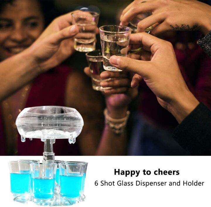 6-shot-glass-dispenser-and-holder-with-organic-glasses-6-cocktail-dispensers-and-holder-transparent-bar-shot-dispenser-for-bar