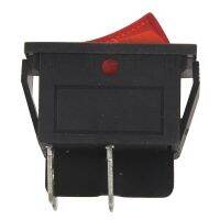 4X Red Light 4 Pin DPST ON/OFF Snap in Rocker Switch 15A/250V 20A/125V AC 28X22mm