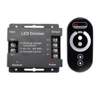 ✼☂✐ 18A LED Monochrome Controller Dimmer 12V 24V With RF Wireless Touch Remote Control For Single Color Light Bar