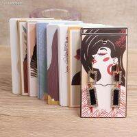 ◙✖ 50Pcs 5x9cm White Paper print Girl Pattern earring card Glasses /Brown Face Girl people Jewelry Display Packaging Cards Tags