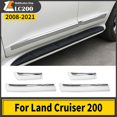 เชือกยาวของตกแต่งตัวถังรถโครเมี่ยมสำหรับ Toyota Land Cruiser 200 LC200 2008-2021 2020อุปกรณ์เสริมภายนอก87Tixgportz