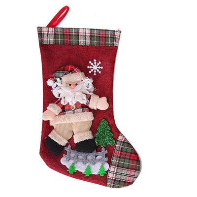 New Year 2022 Gift Bag Christmas Stocking Christmas Decorations for Home 2021 Sock Xmas Tree Decoration Decor