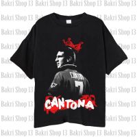 เสื้อยืด พิมพ์ลาย Manchester United Legend Eric Cantona สําหรับผู้ชาย และผู้หญิง