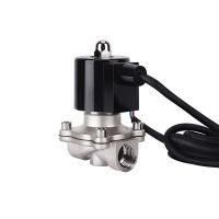 1/2" Stainless Steel Normally Closed Underwater Solenoid Valve IP68 Waterproof 110V 24V 12V 24v Solenoid Valve Valves