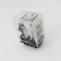 【❂Hot On Sale❂】 ozba941332 สวิตช์รีเลย์แม่เหล็กไฟฟ้าขนาดเล็ก Dpdt ไมโคร Hh54p My4nj Led Ac 220V Dc 12V 24V