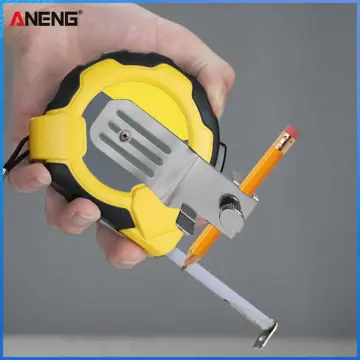 10m Carbon Steel Tape Measure Flexible Ruler Retractable Woodworking  Measuring Tool