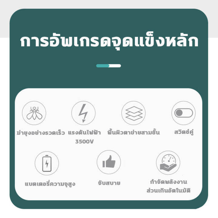 ไม้ตียุงไฟฟ้า-เครื่องดักยุง2in1-โคมไฟกันยุงและตียุงในเครื่องเดียว-2023-ได้ทั้งตียุงและดักยุง-3500v-มีแสงสีม่วงล่อยุง-ตะแกรง-3-ชั้นป้องกันดีกว่า-เซฟตี้-แบตเตอรี่ลิเธียม-ชาร์จไฟได้-1200mah-ไม้ช๊อตยุง-mo