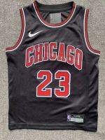 เสื้อเจอร์ซีย์เด็กลายทีม Chicago Bulls Michael JD Swingman Kid S Jjjod-สีดำ