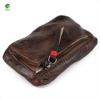 inZhouTongXinQiCaiYou Mens Leather Coin Purse Card Holder Wallet Clutch Male Short Small Change