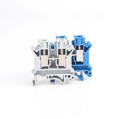 Din Rail Terminal Blocks UK-10N Universal Wiring Class Connector Screw Conductor UK10N Screw Connection Wire Conductor 10pcs